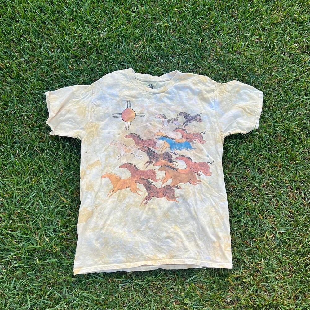 The Mountain Horses graphic tee tie die mens size L large